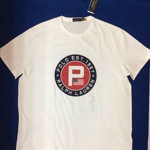 NWT POLO RALPH LAUREN PATCH 1967 T-SHIRT SZ XXL